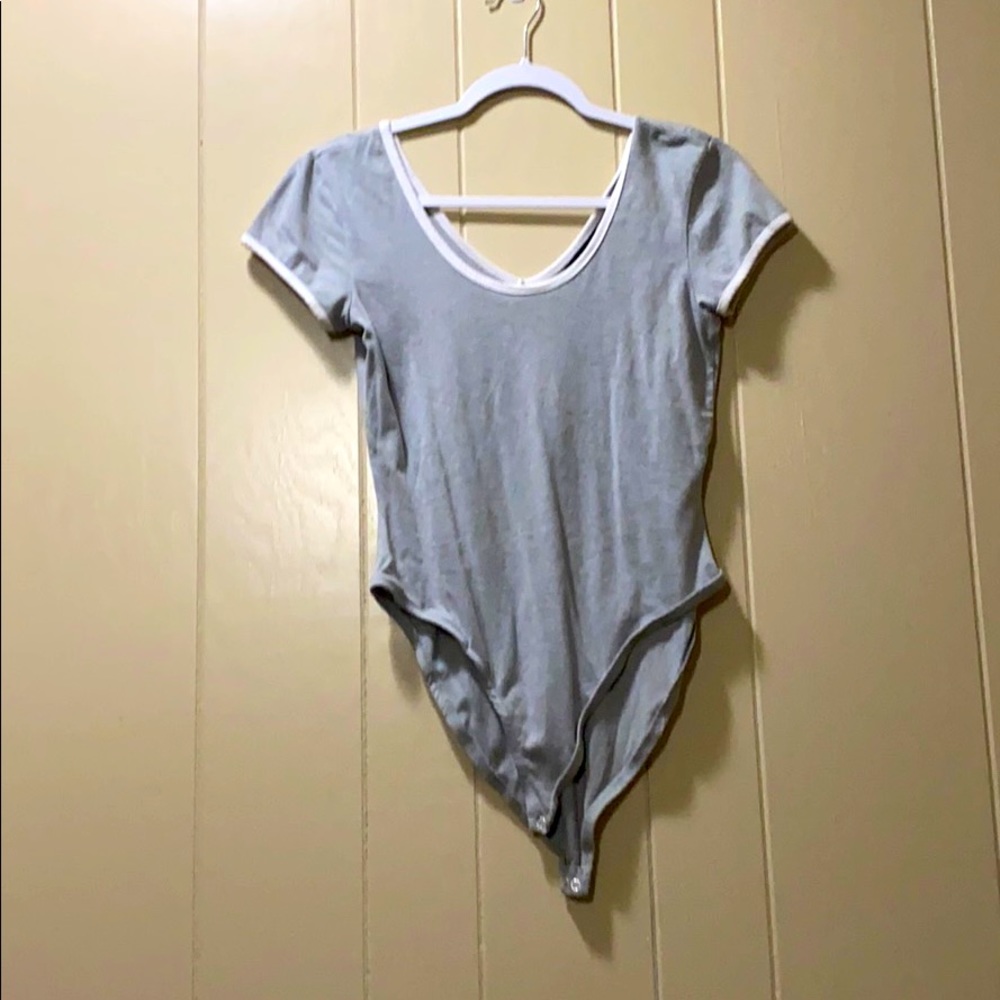 Cute grey bodysuit